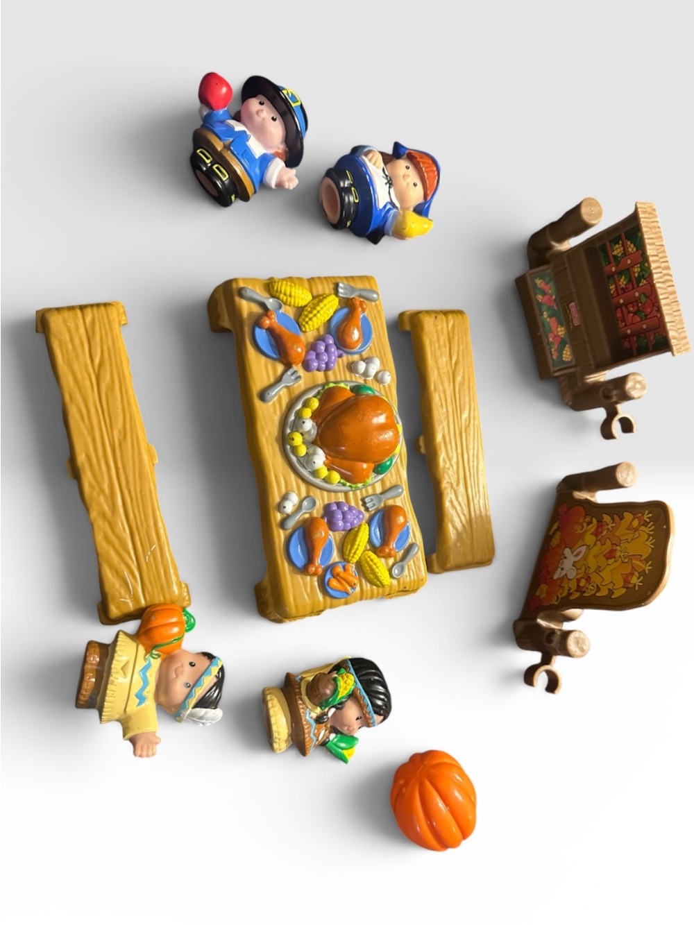 🦃 Vintage Fisher-Price Little People Thanksgiving Celebration